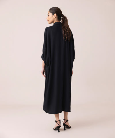 , Kimono Button Through Dress, Sapphire