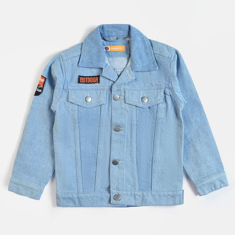 , Boys denim jacket, ice blue jacket