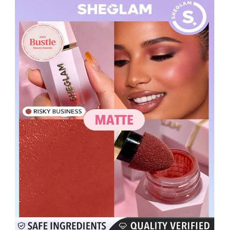 Sheglam - Color Bloom Liquid Blush - Risky Business