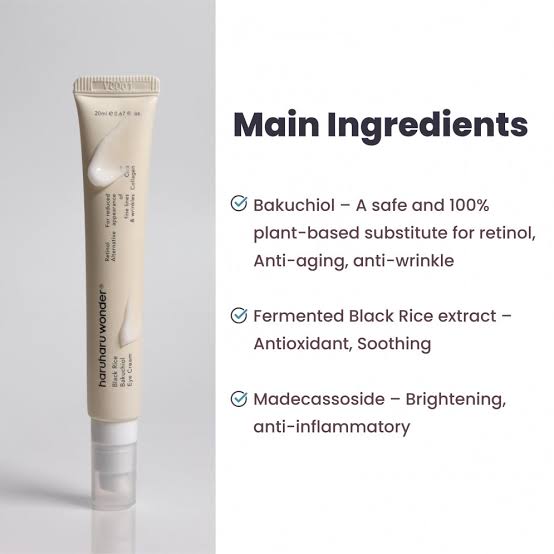 Haruharu - Black Rice Bakuchiol Eye Cream