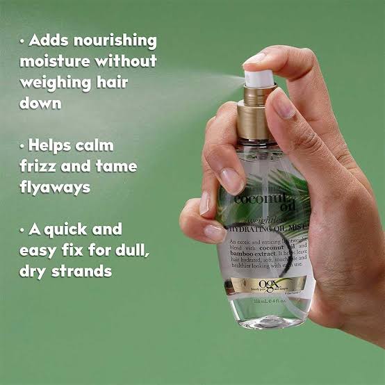 OGX Nourishing + Coconut Oil Weightless Hydrating Oil Hair Mist, 118ml