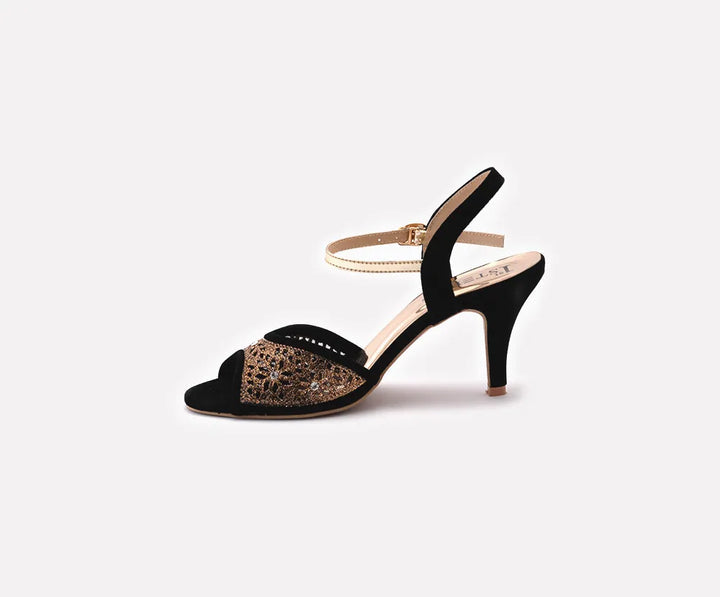 black heeled sandals, chunky sandals, dior sandals