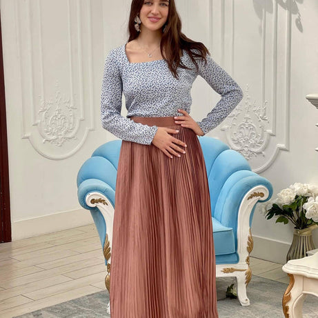 black skirt, leather skirt, long denim skirt