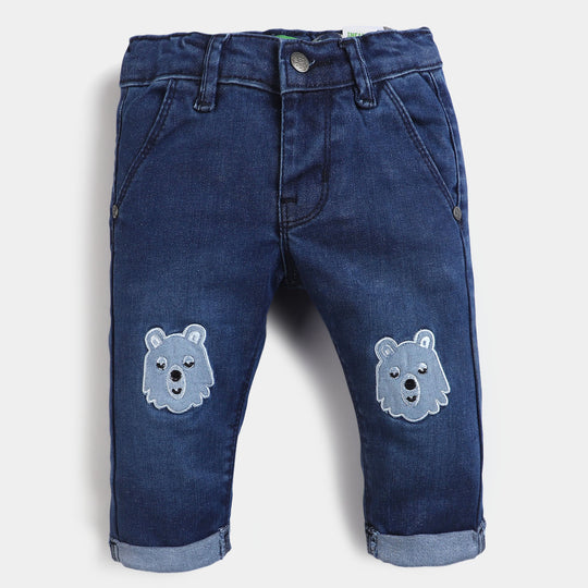 , Infant boys denim, dark blue jeans